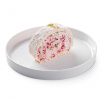 Меренговый рулет «Малина-фисташка»