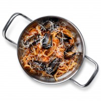 Тальятелле с морепродуктами в «Неаполитанском» соусе